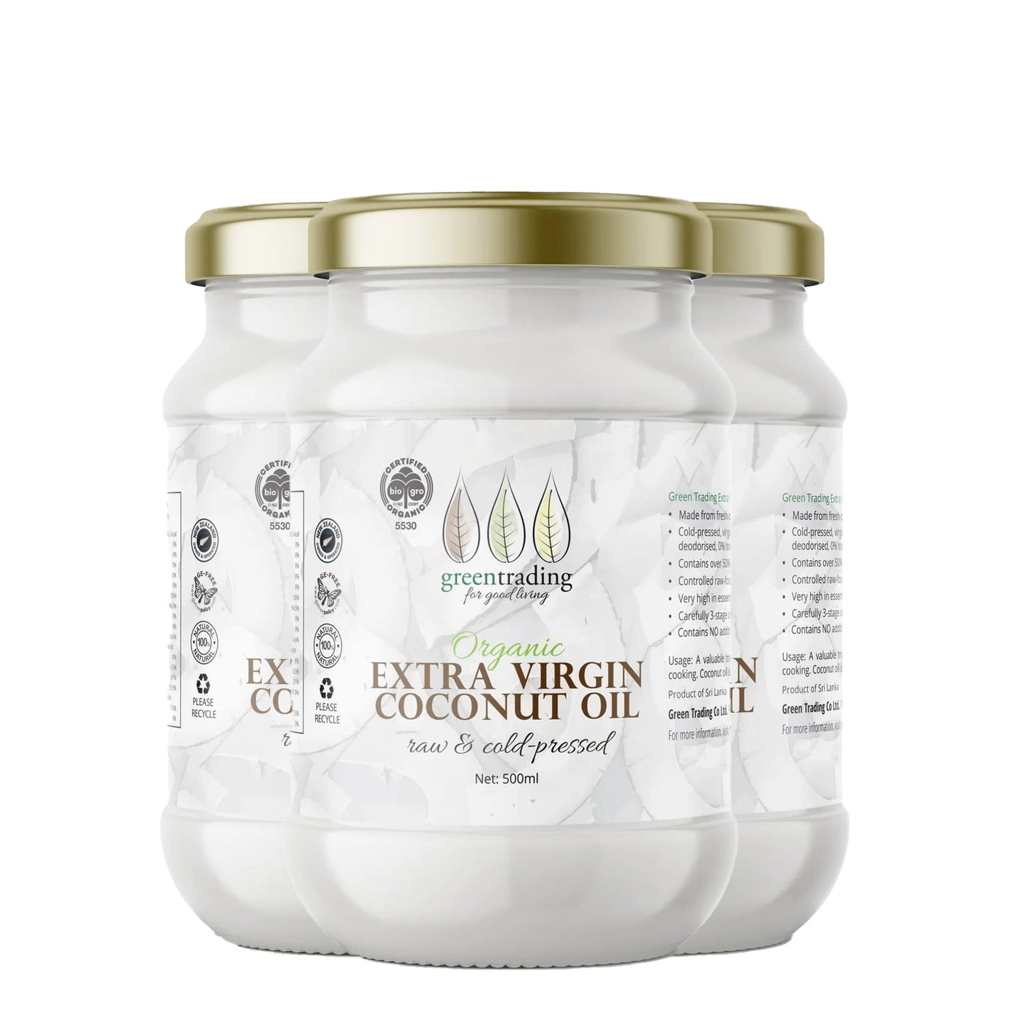 Organic Virgin Coconut Oil 500ml