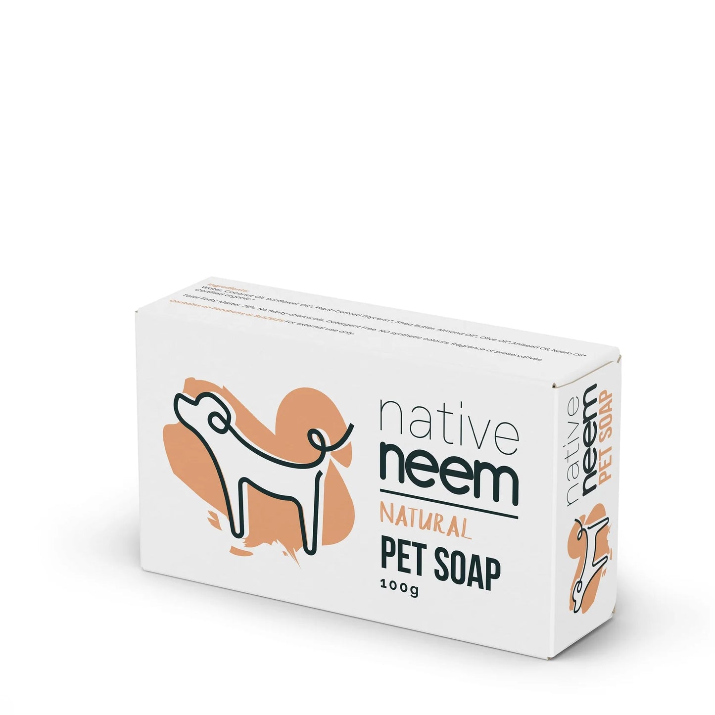 Nativeneem Organic Neem Pet Soap Bar 100g