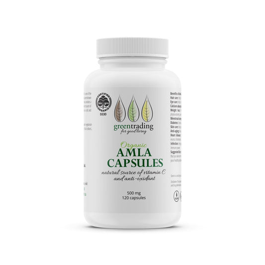 Organic Amla Capsules 500mg - Green Trading