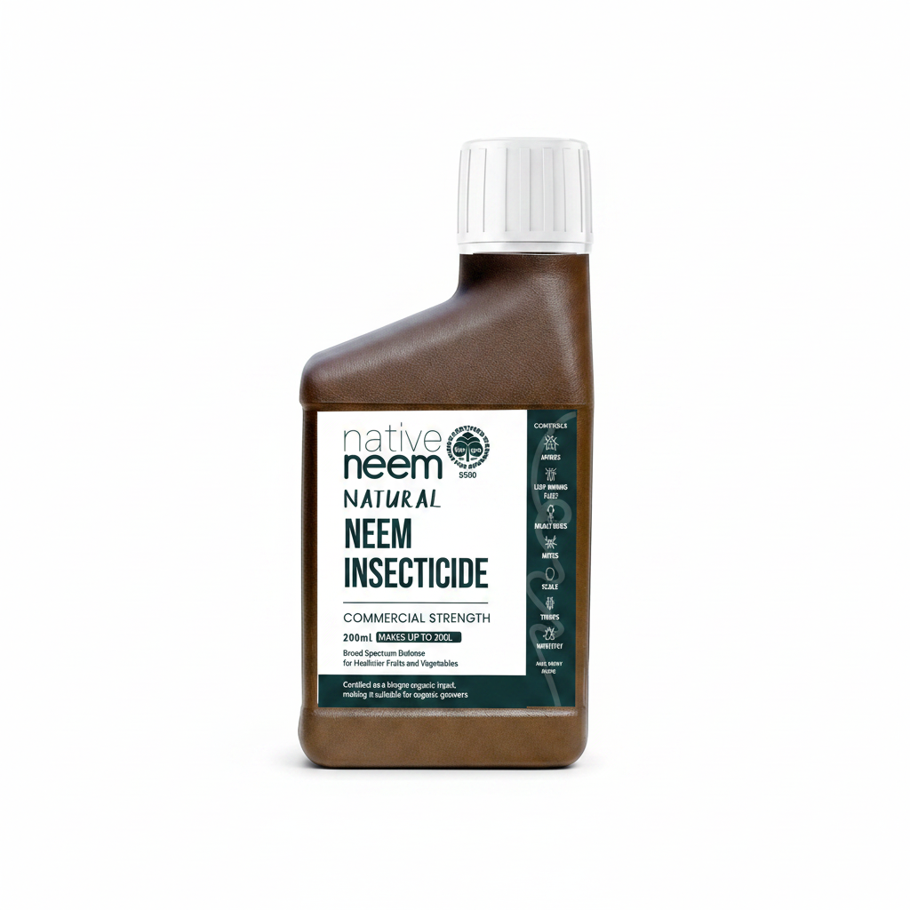 Organic Neem Insecticide Commercial Strength 200ml