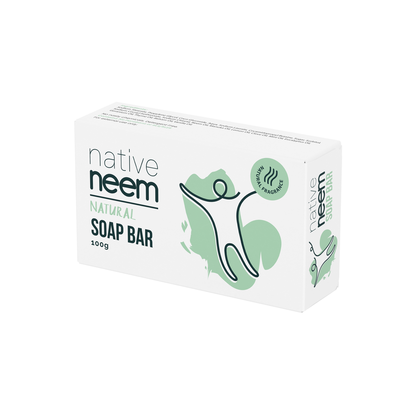 Nativeneem Organic Neem Soap Bar 100g
