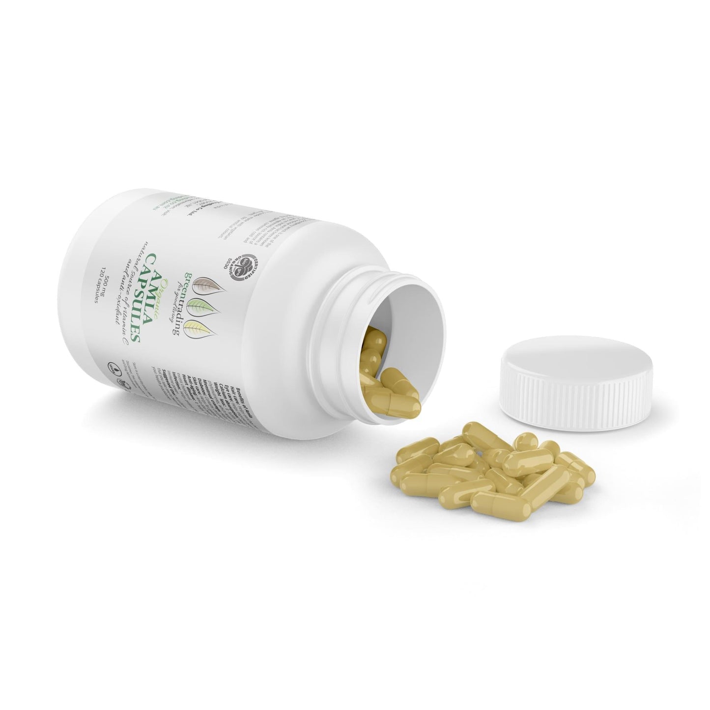 Organic Amla Capsules 500mg - Green Trading