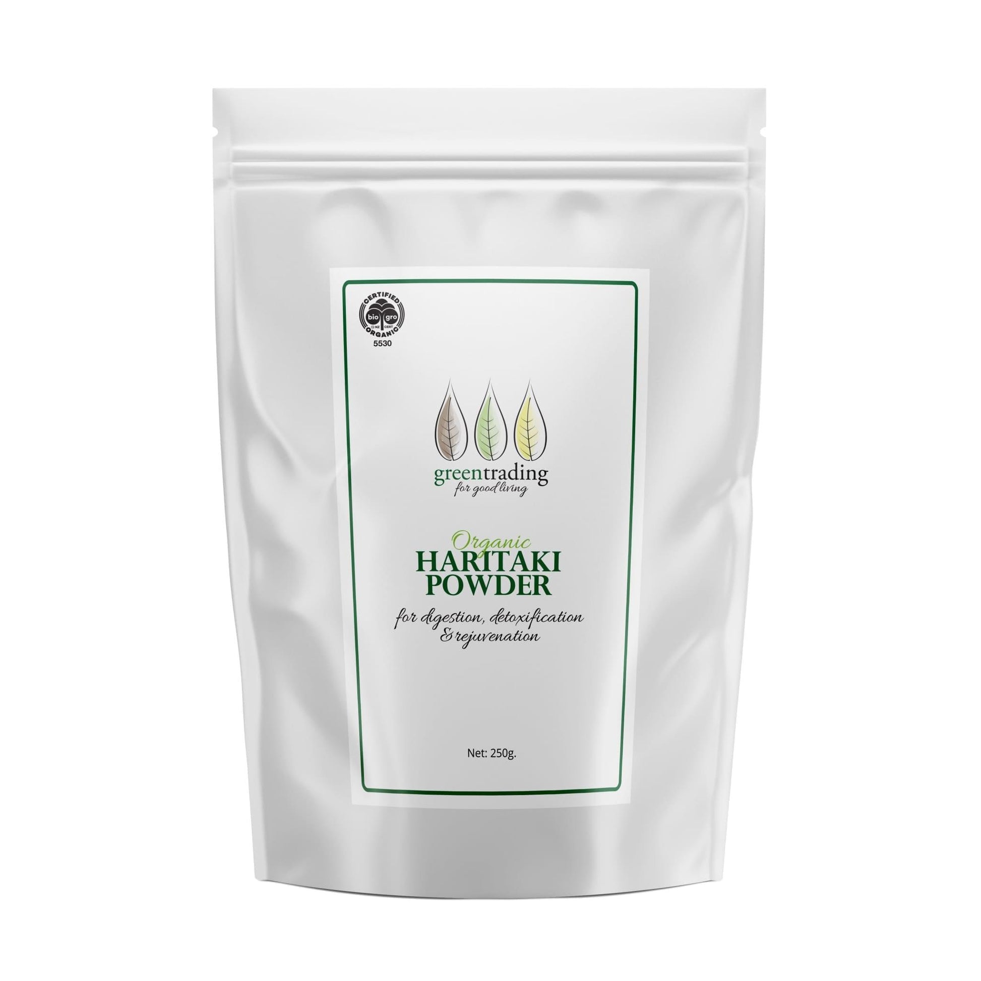 Organic Haritaki Powder 250g - Green Trading
