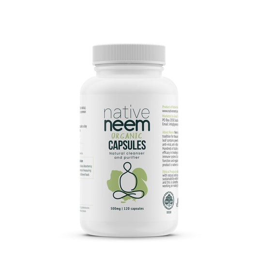 Organic Neem Capsules 500mg - Green Trading