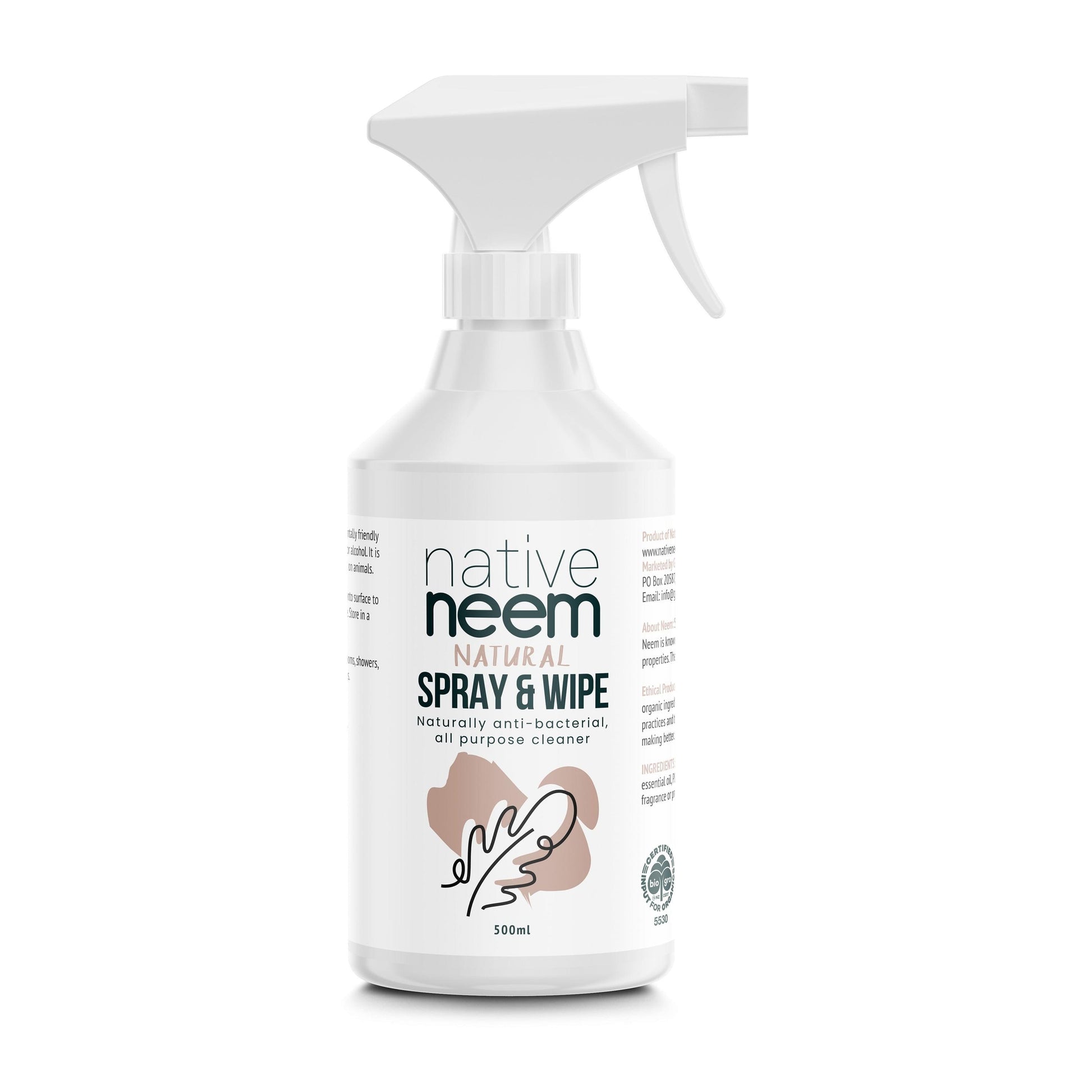 Organic Neem Multi-Purpose Spray & Wipe 500ml - Green Trading