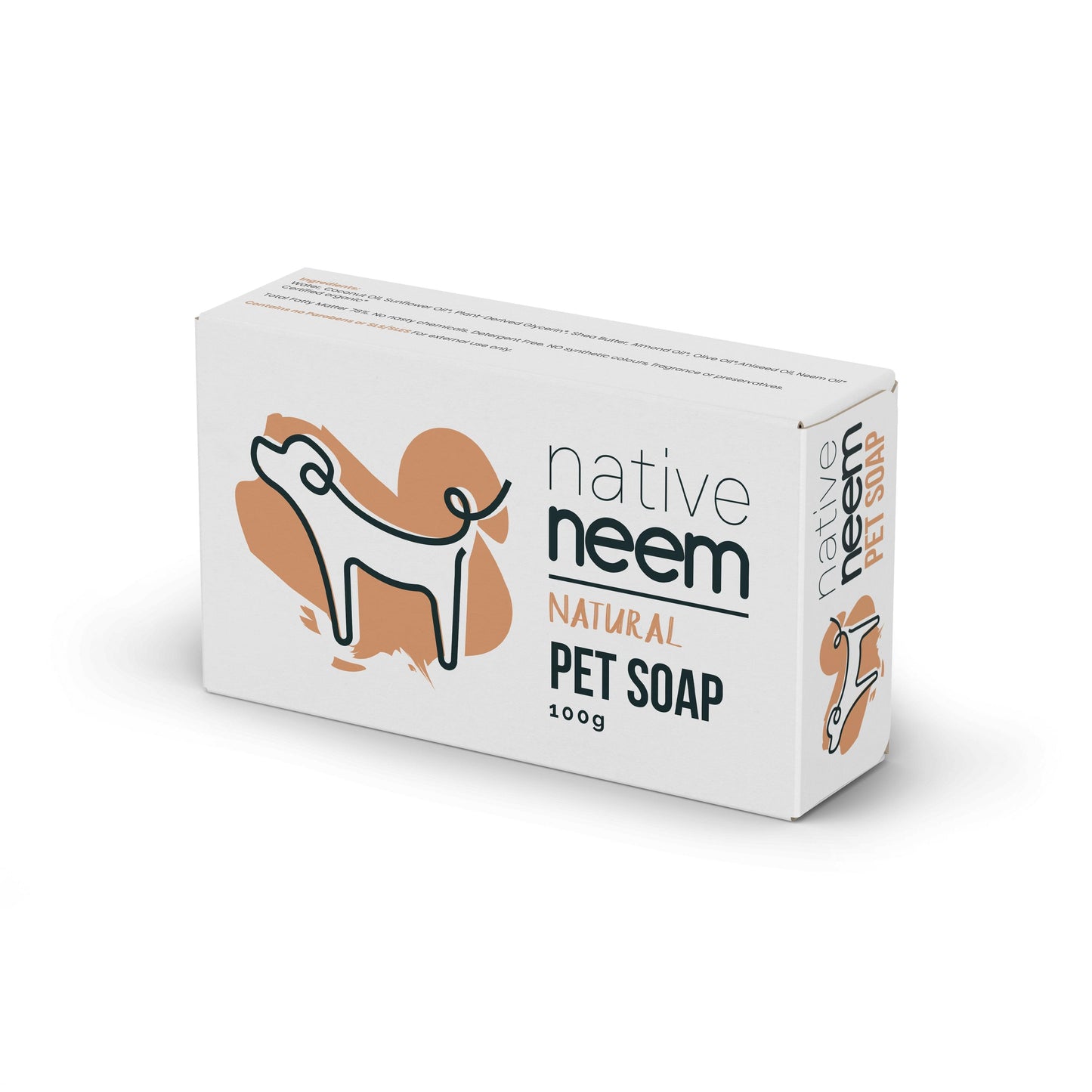 Organic Neem Pet Soap Bar 100g - Green Trading