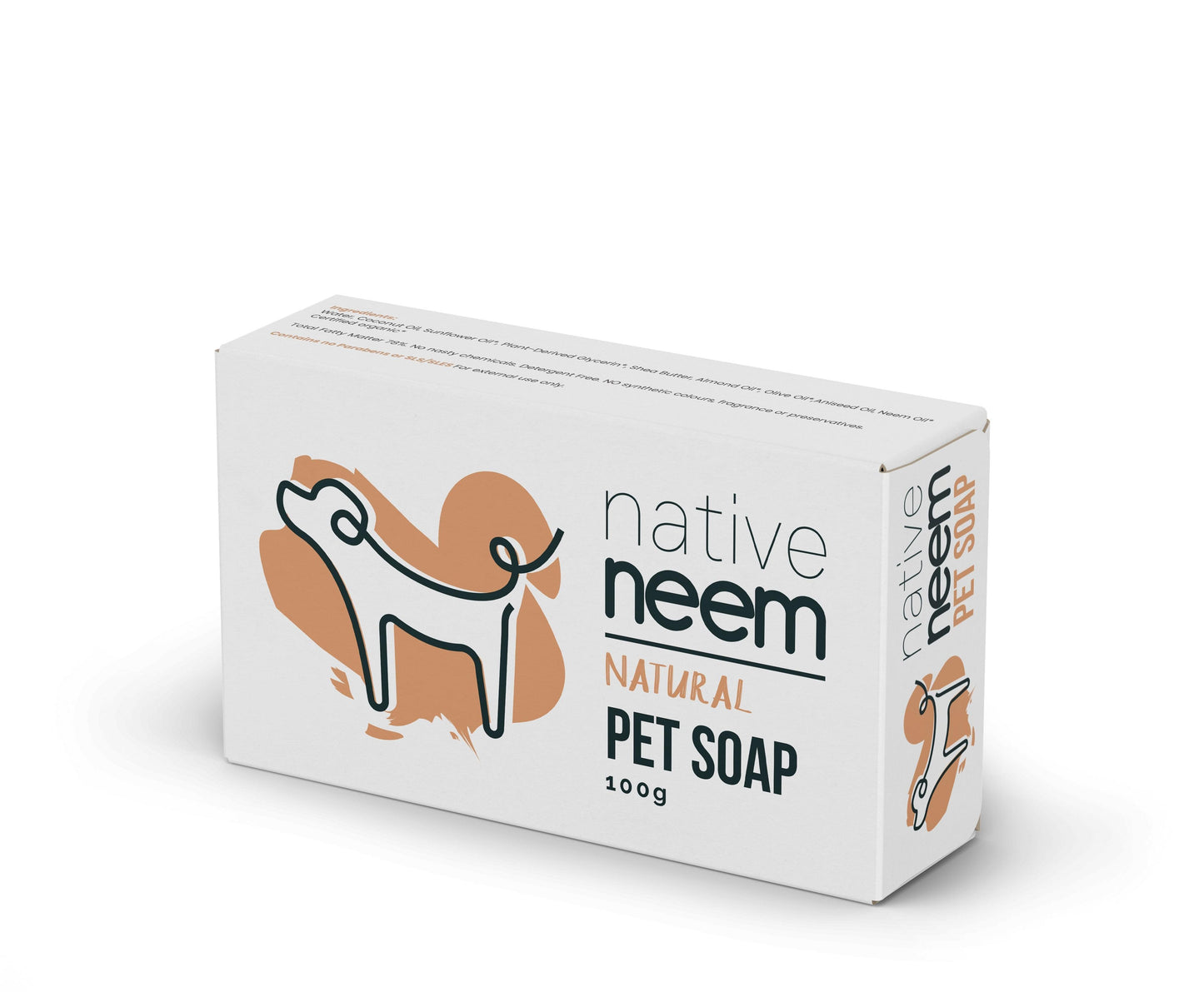 Organic Neem Pet Soap Bar 100g - Green Trading