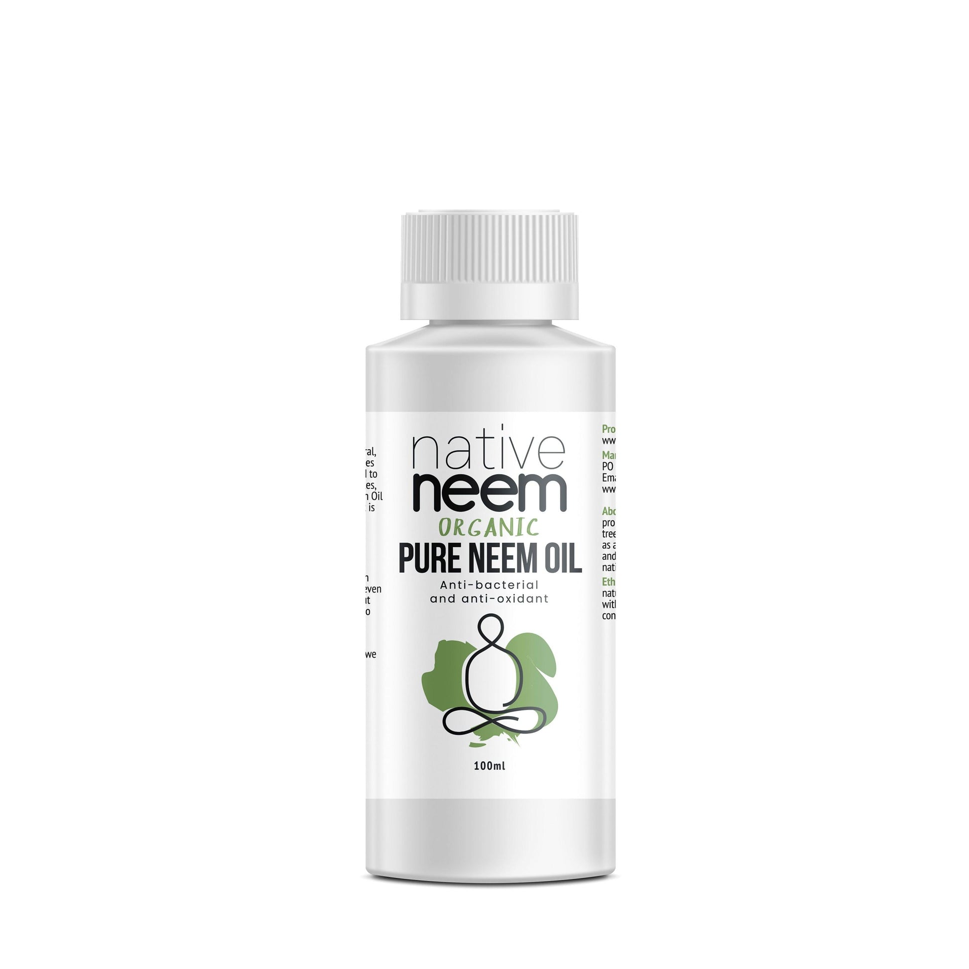 Organic Pure Neem Oil 250ml - Green Trading
