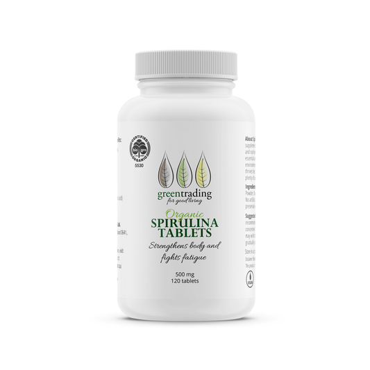 Organic Spirulina Tablets 500mg - Green Trading